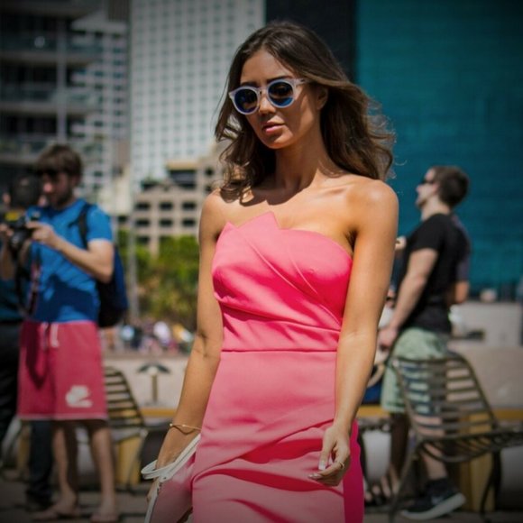 SHEIKE Pink Bustier Strapless Top NWT RRP$129 - Picture 7 of 8